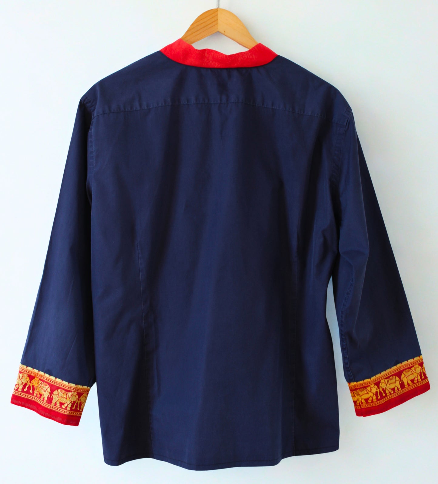 Kimono bleu et rouge