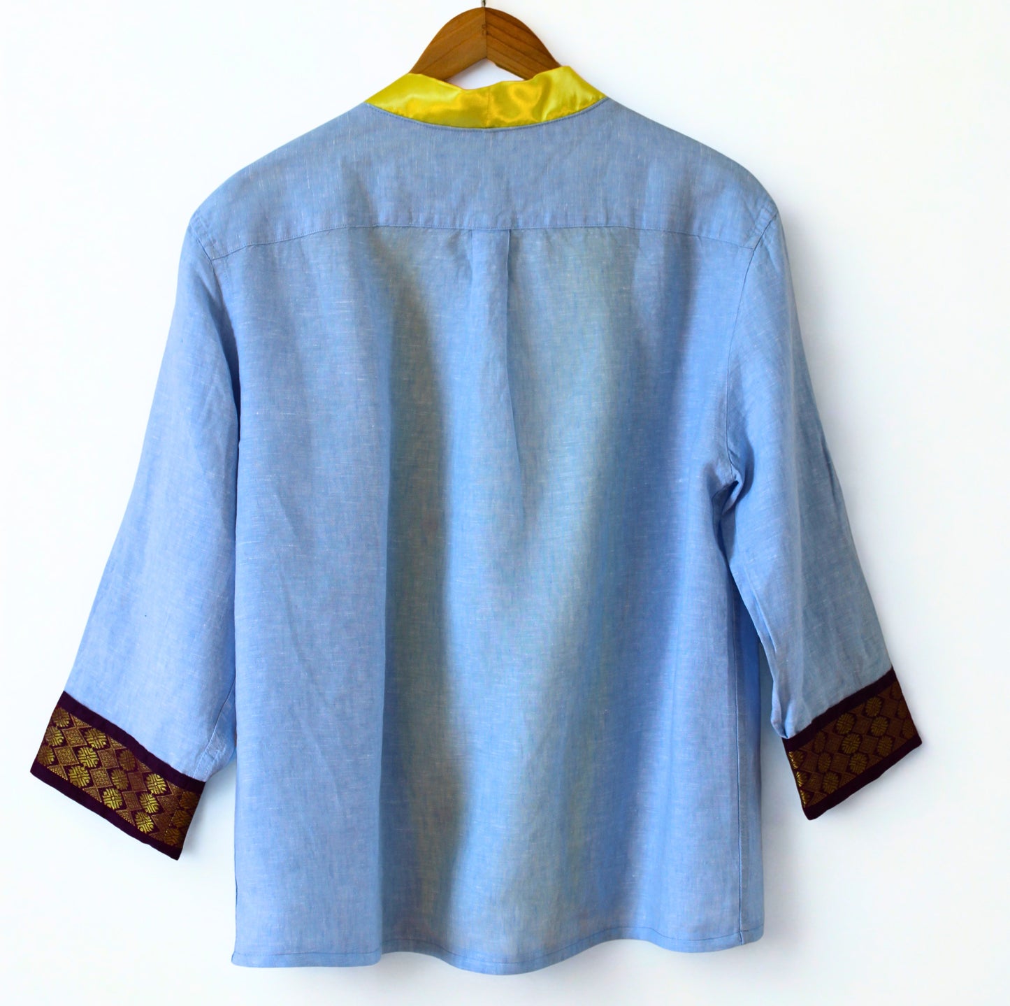 Kimono bleu et violet