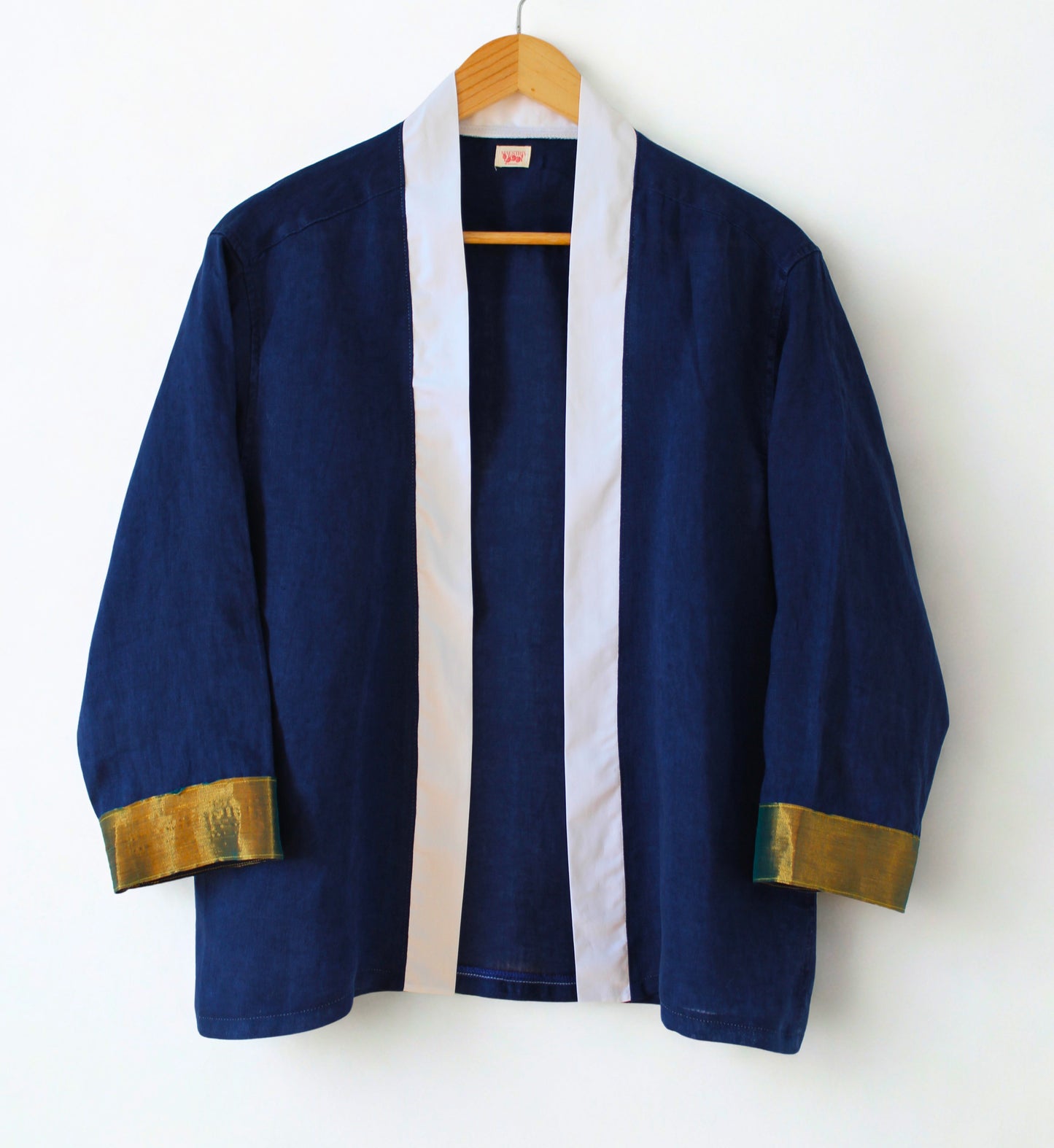 Kimono bleu et doré