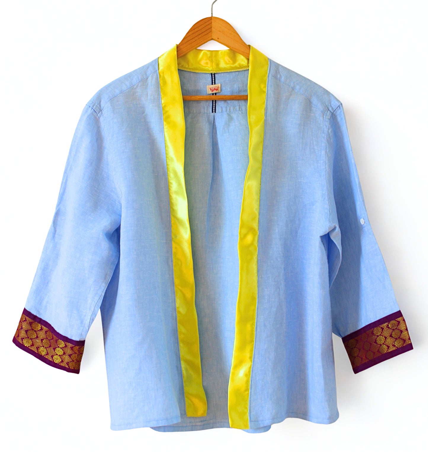 Kimono bleu et violet